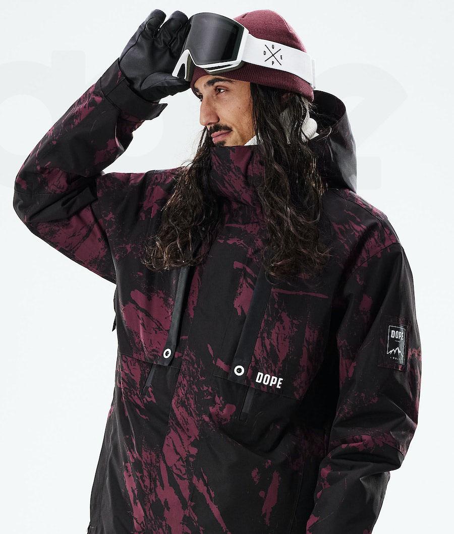 Dope Mojo Paint Snowboardjacken Herren Bordeaux | CH2261WY