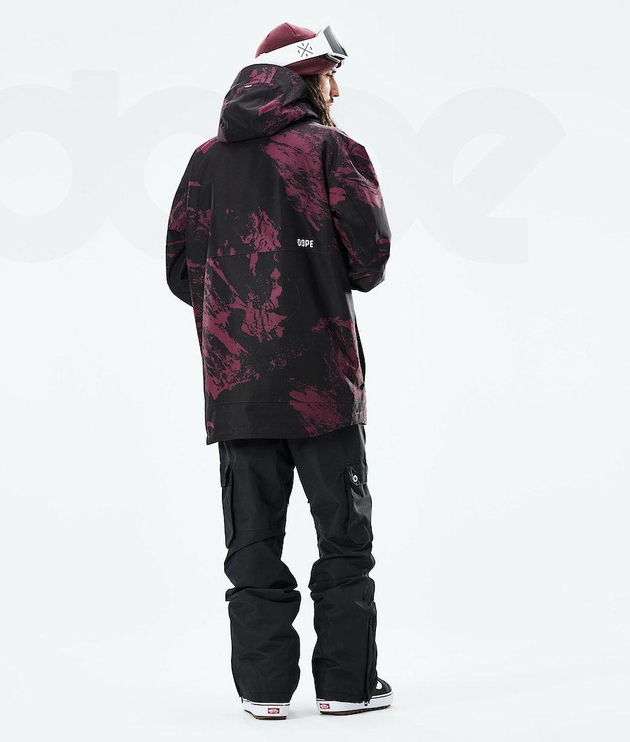 Dope Mojo Paint Snowboardjacken Herren Bordeaux | CH2261WY