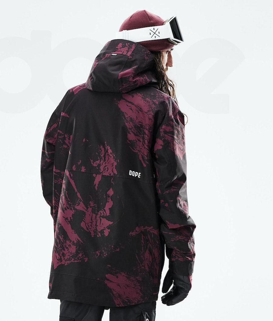 Dope Mojo Paint Snowboardjacken Herren Bordeaux | CH2261WY