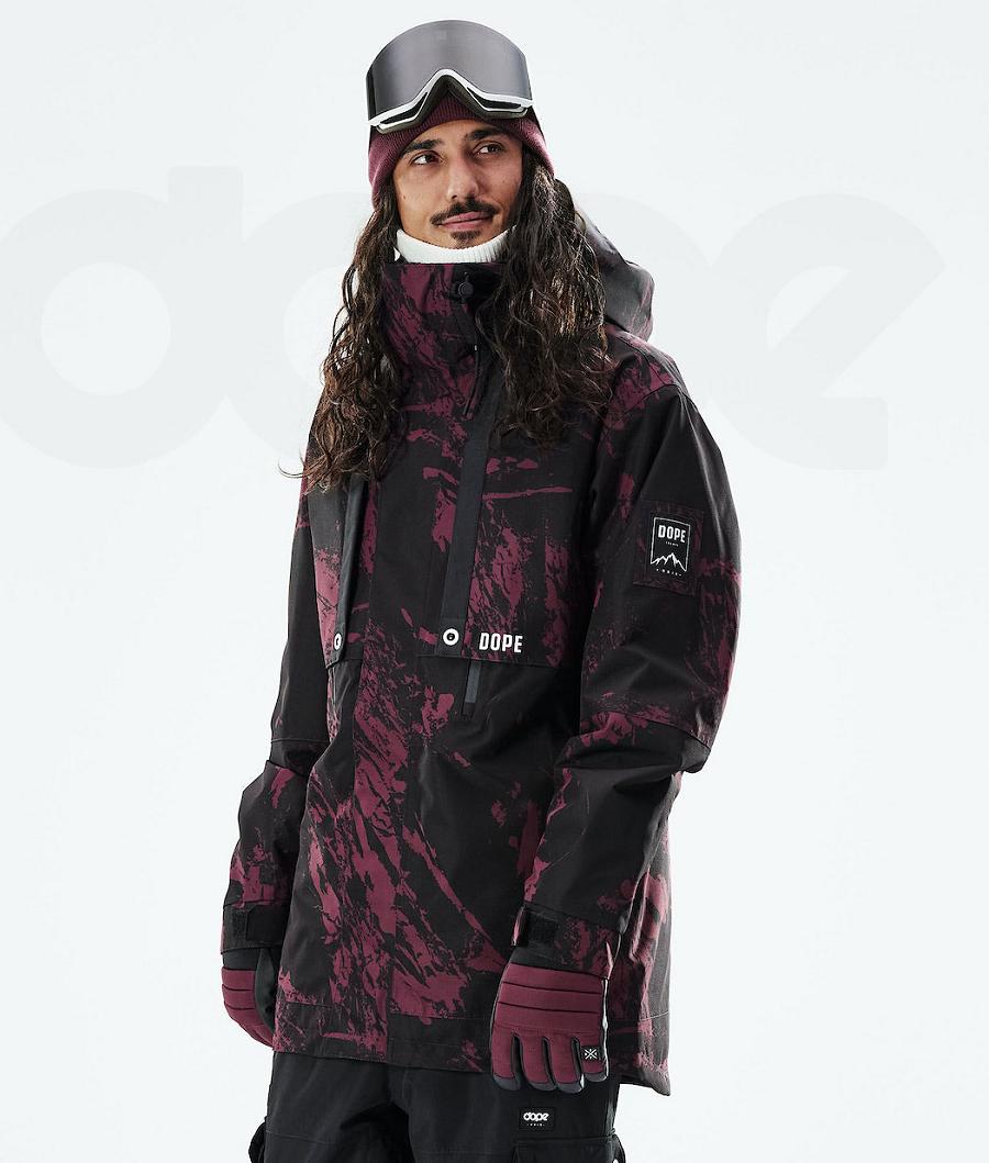 Dope Mojo Paint Snowboardjacken Herren Bordeaux | CH2261WY