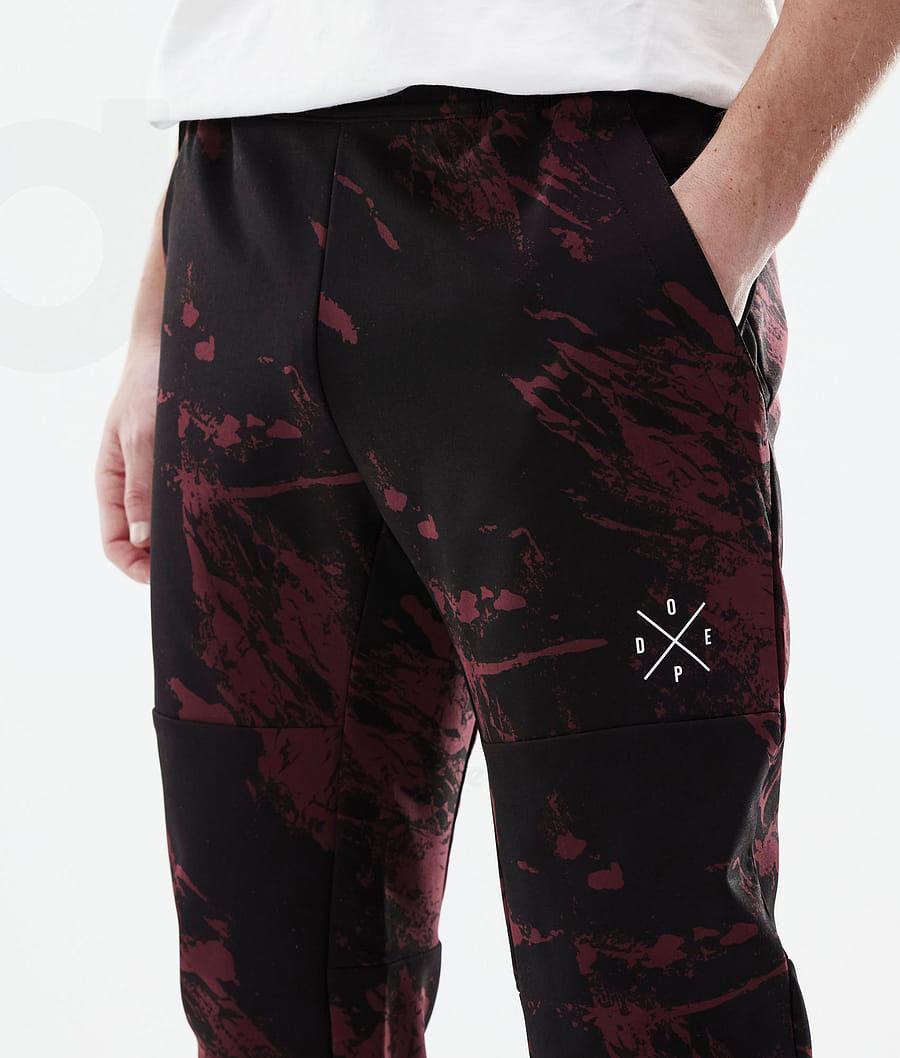 Dope Nomad Paint Outdoorhose Herren Bordeaux | CH2391DN