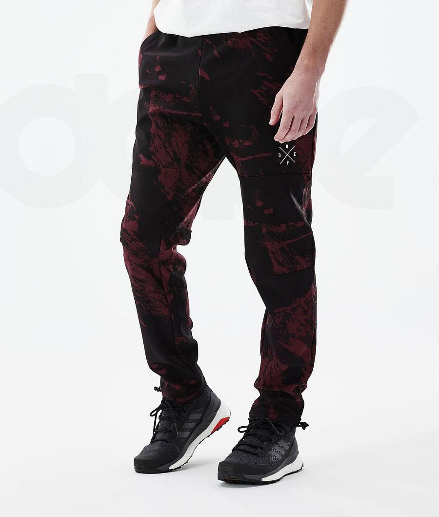 Dope Nomad Paint Outdoorhose Herren Bordeaux | CH2391DN