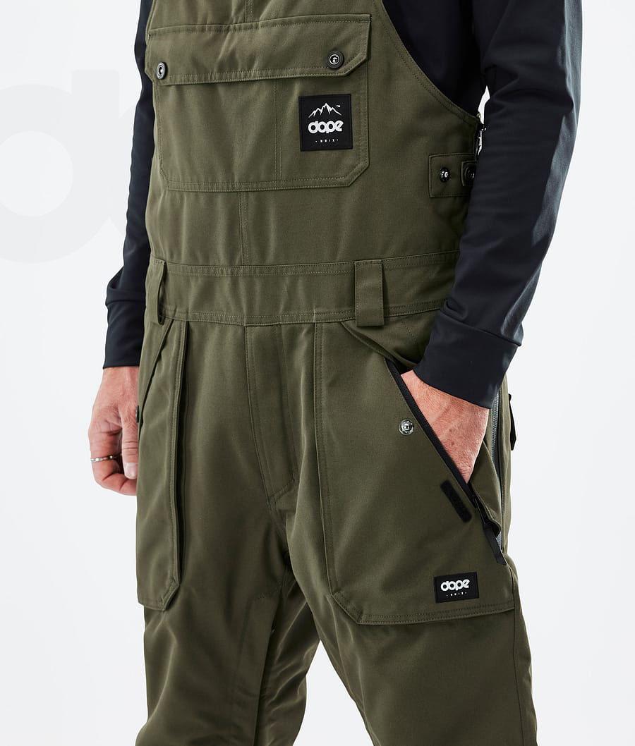 Dope Notorious B.I.B Snowboardhosen Herren Olivgrün Grün | CH2475UT