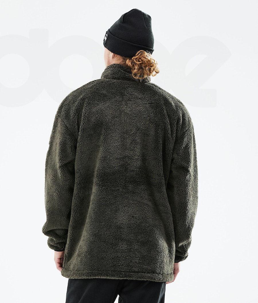 Dope Pile 2021 Fleece Herren Olivgrün Grün | CH2015HK