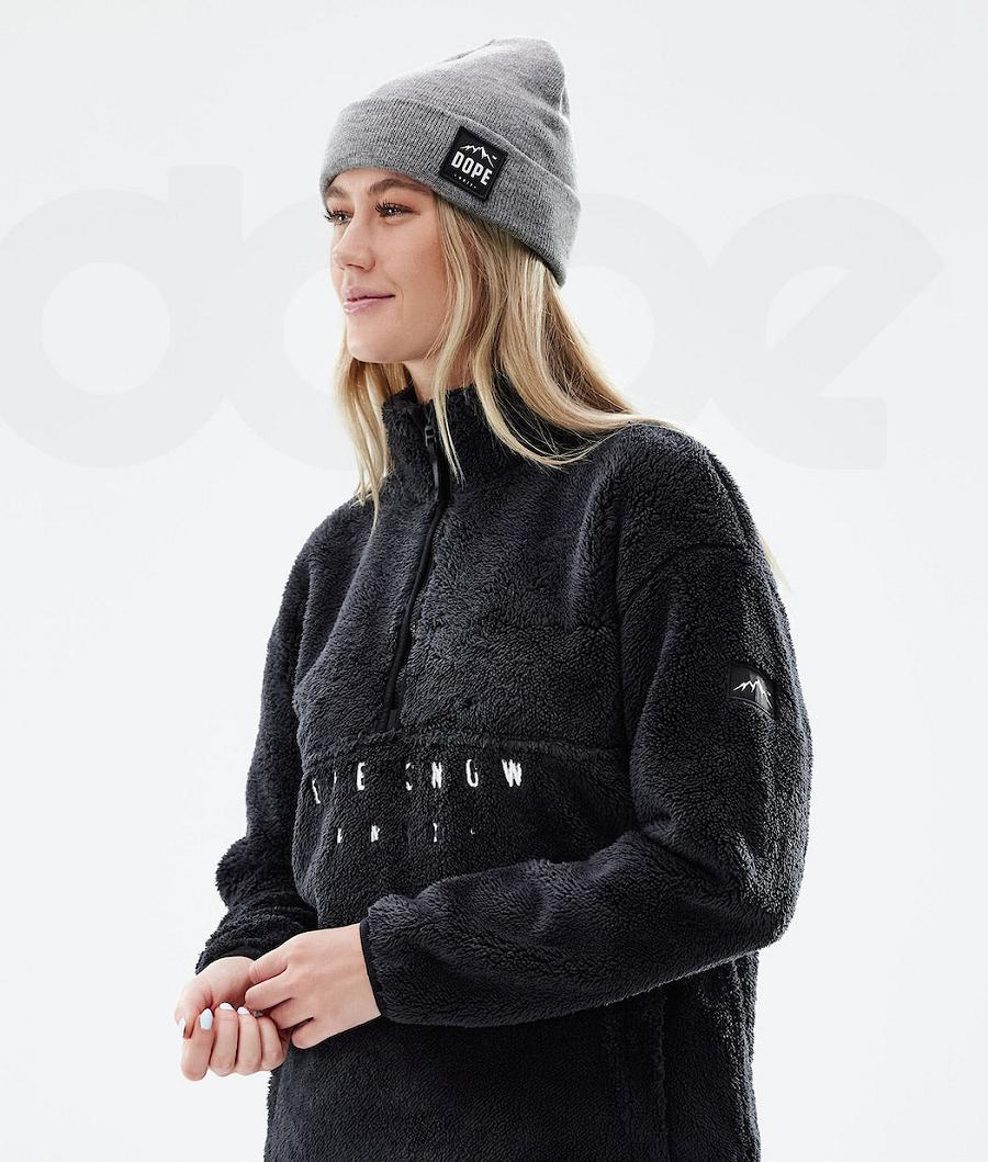 Dope Pile W 2021 Fleece Damen Schwarz | CH1187ZG