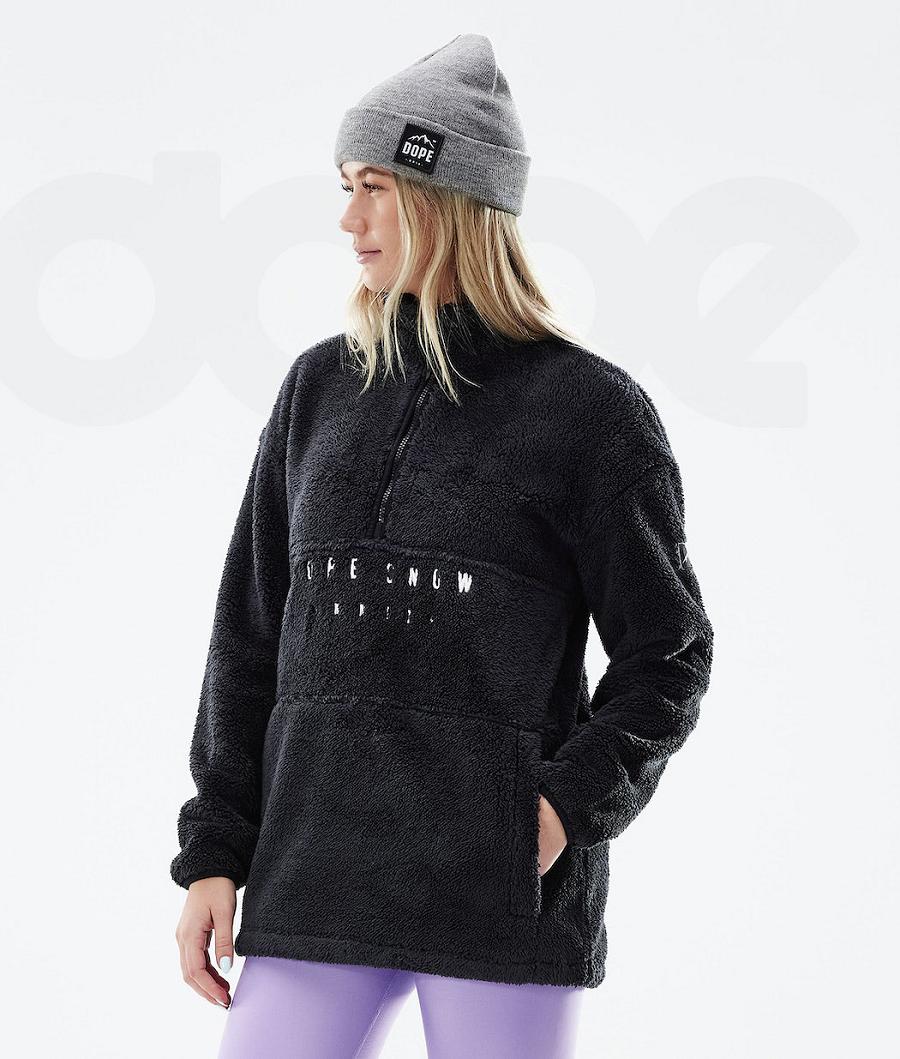 Dope Pile W 2021 Fleece Damen Schwarz | CH1187ZG