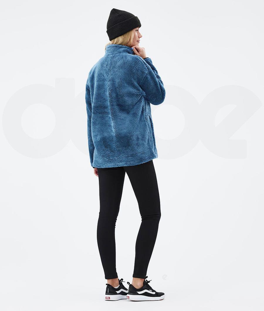 Dope Pile W Fleece Damen Blau Grau | CH1194QZ