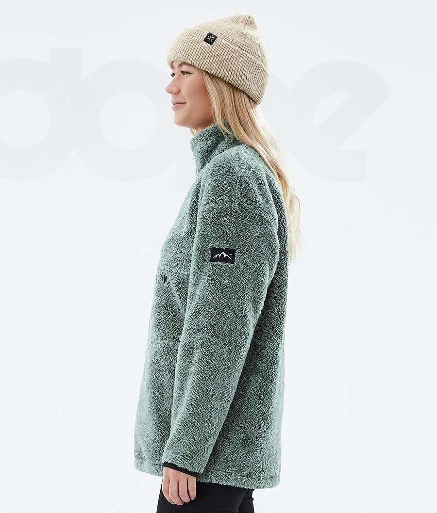 Dope Pile W Fleece Damen Grün | CH1190VD