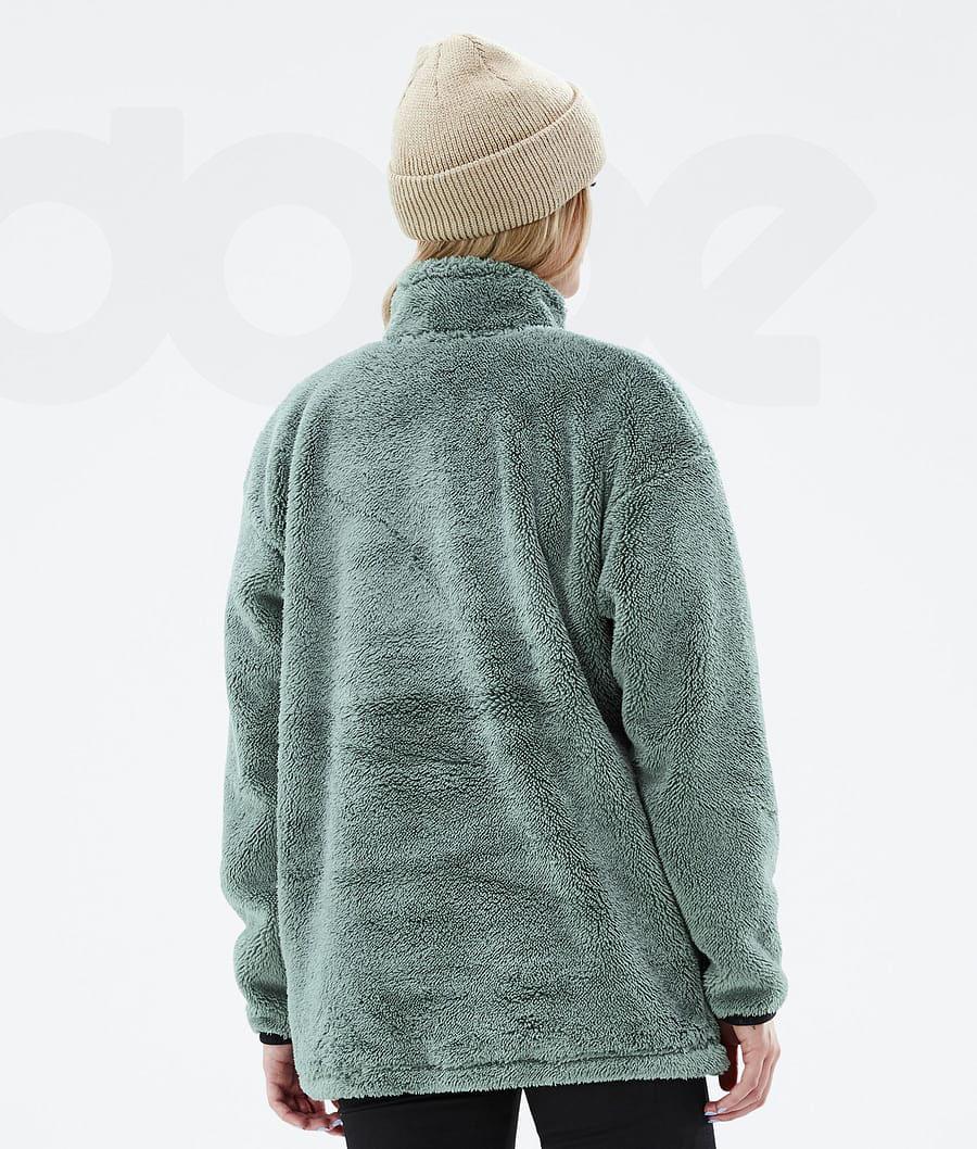 Dope Pile W Fleece Damen Grün | CH1190VD