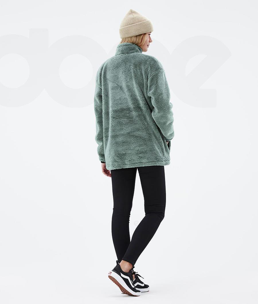 Dope Pile W Fleece Damen Grün | CH1190VD