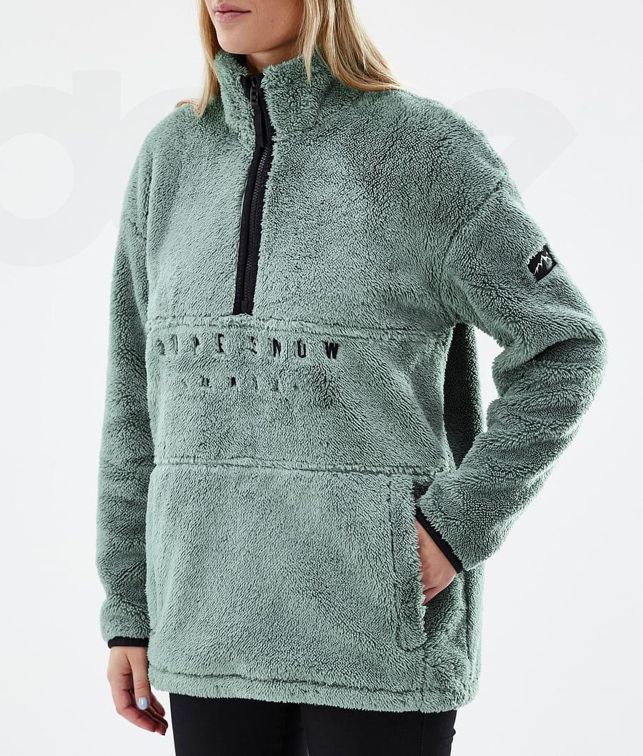 Dope Pile W Fleece Damen Grün | CH1190VD