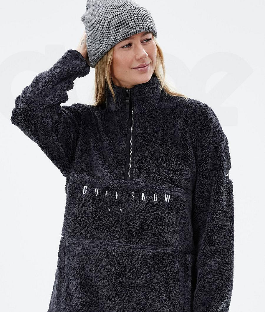 Dope Pile W Fleece Damen Schwarz | CH1193MA