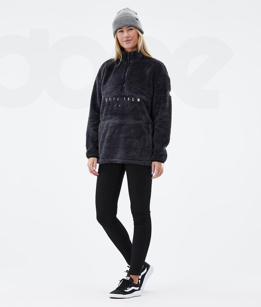 Dope Pile W Fleece Damen Schwarz | CH1193MA