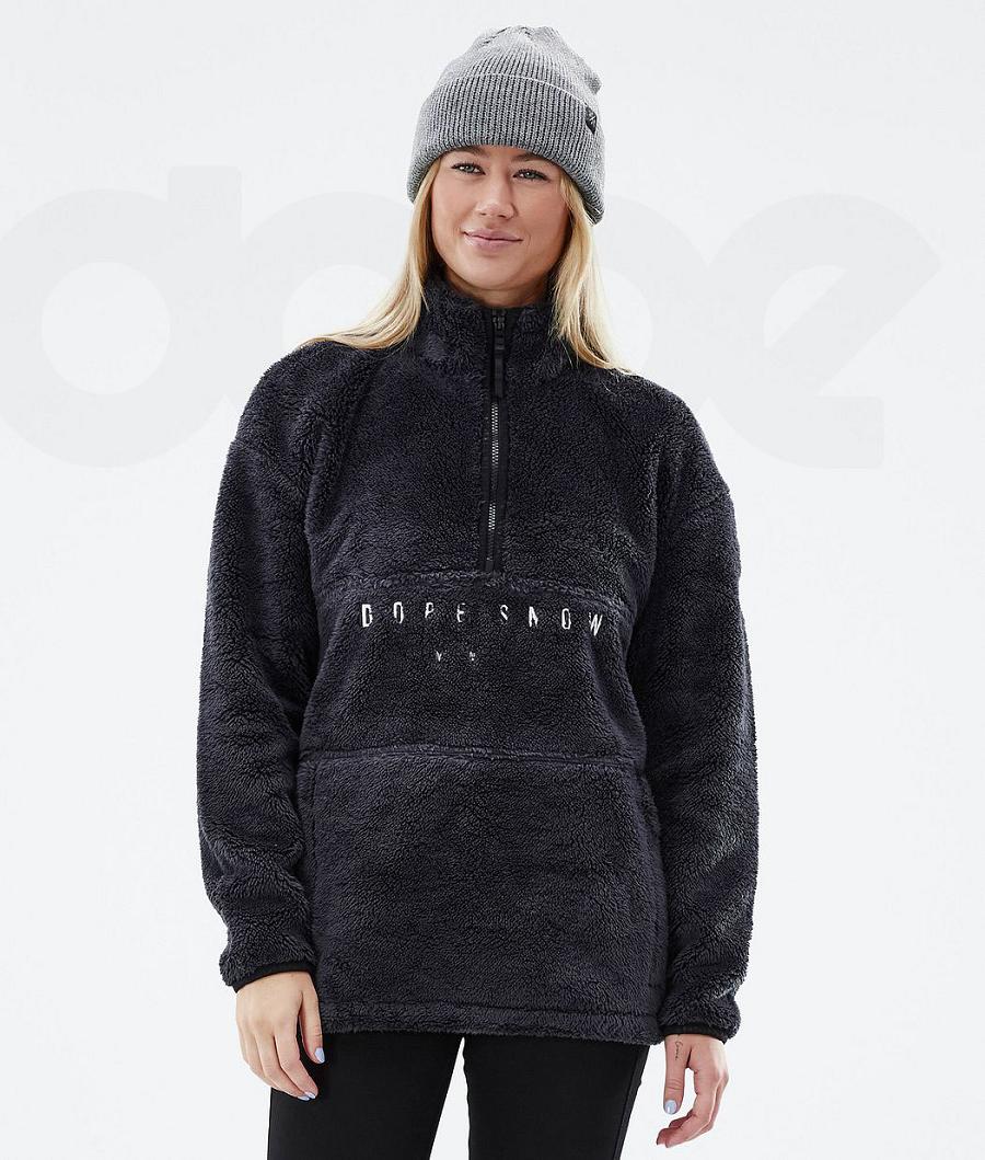 Dope Pile W Fleece Damen Schwarz | CH1193MA