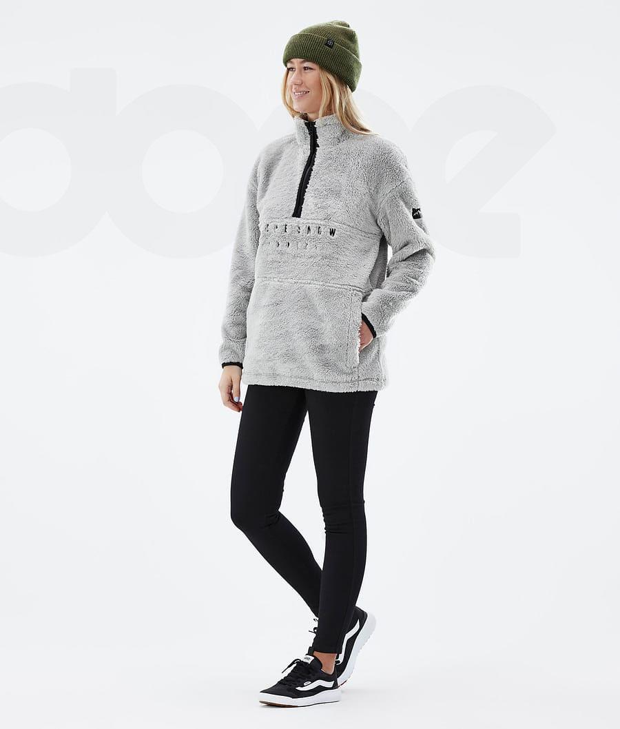 Dope Pile W Fleece Damen Silber | CH1191BC