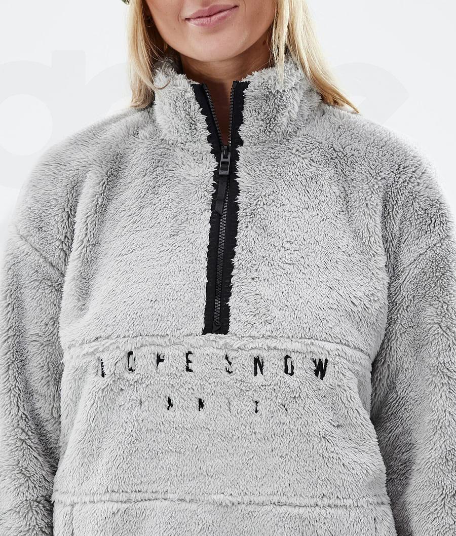 Dope Pile W Fleece Damen Silber | CH1191BC