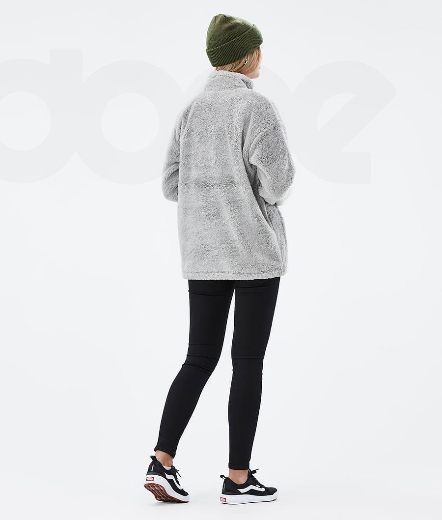 Dope Pile W Fleece Damen Silber | CH1191BC