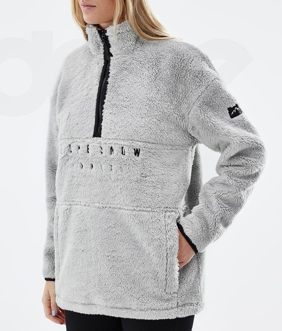 Dope Pile W Fleece Damen Silber | CH1191BC