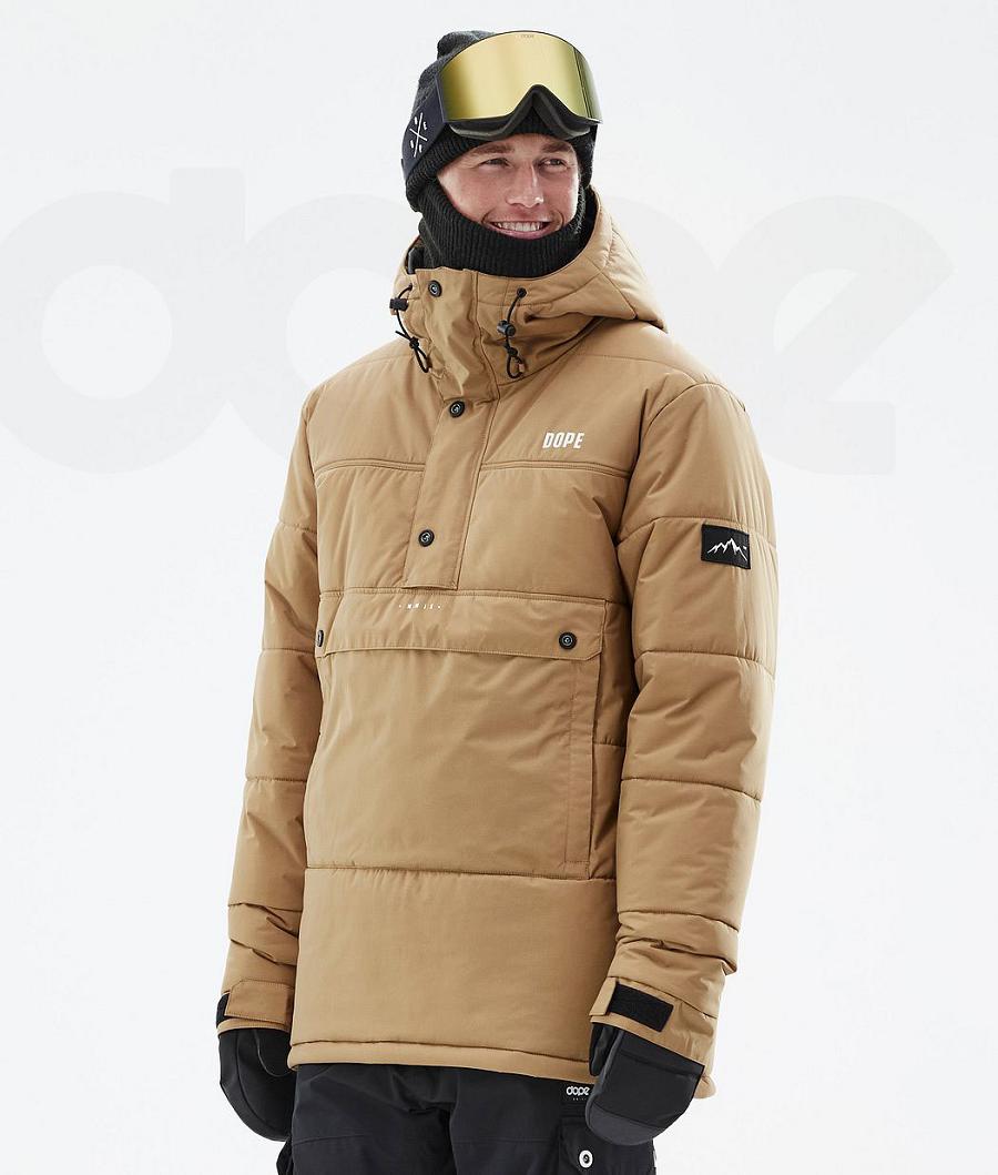 Dope Puffer Skijacken Herren Gold | CH2131WY