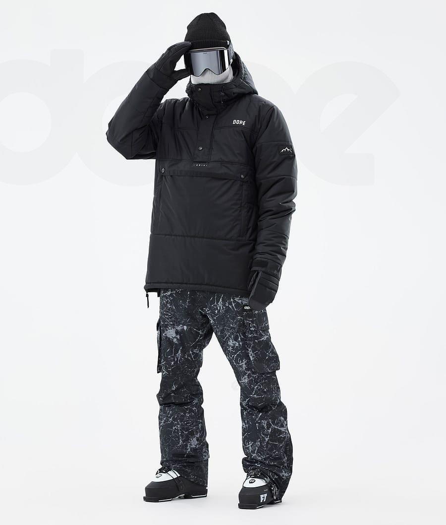 Dope Puffer Skijacken Herren Schwarz | CH2132EX