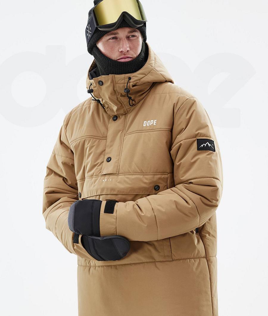 Dope Puffer Snowboardjacken Herren Gold | CH2259MA