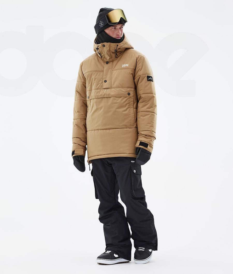 Dope Puffer Snowboardjacken Herren Gold | CH2259MA