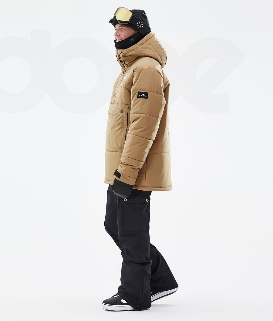 Dope Puffer Snowboardjacken Herren Gold | CH2259MA