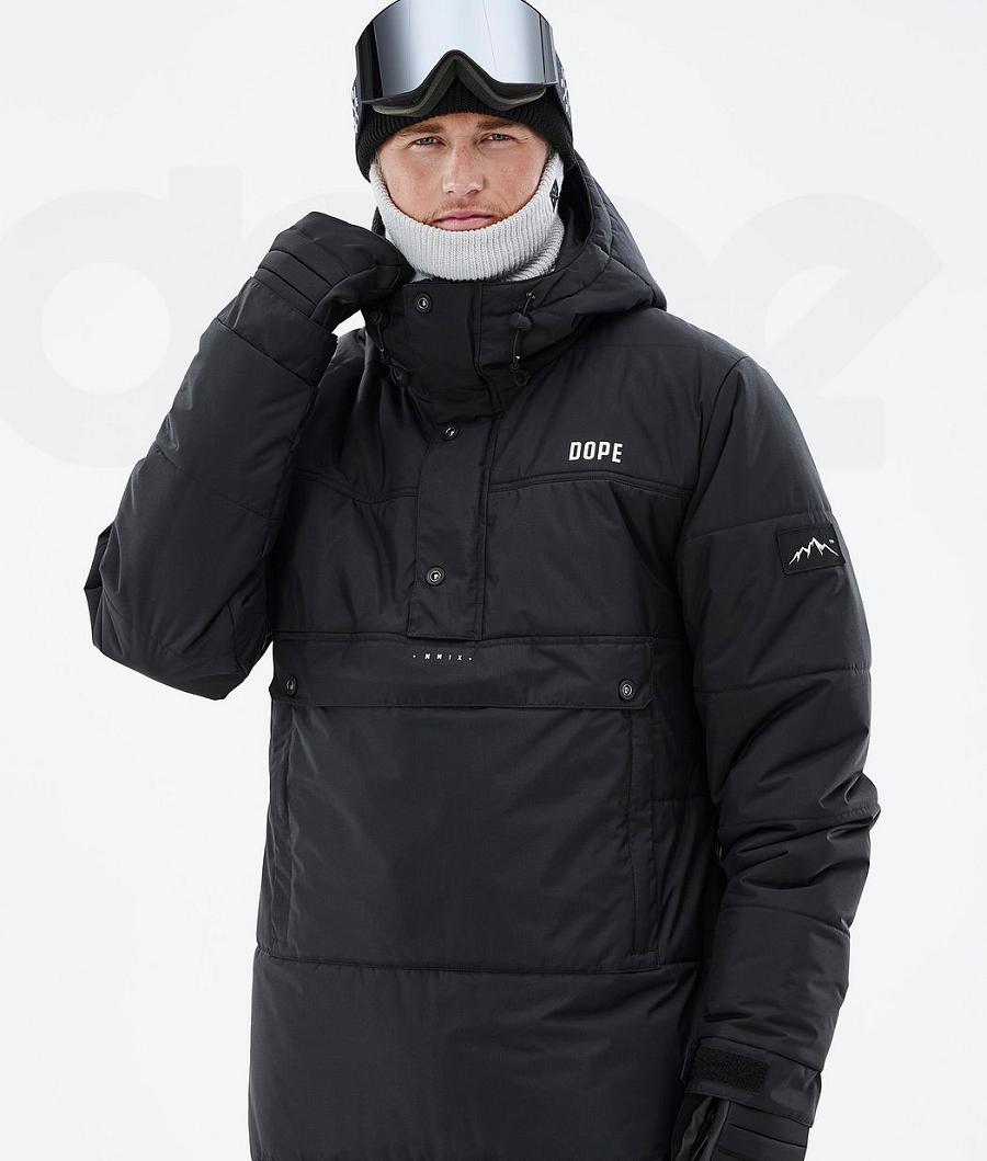 Dope Puffer Snowboardjacken Herren Schwarz | CH2260QZ