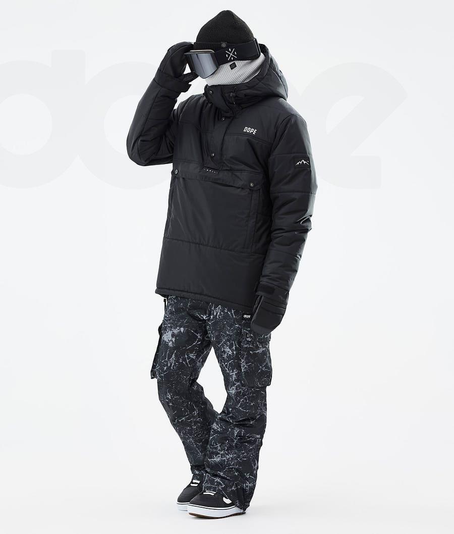 Dope Puffer Snowboardjacken Herren Schwarz | CH2260QZ