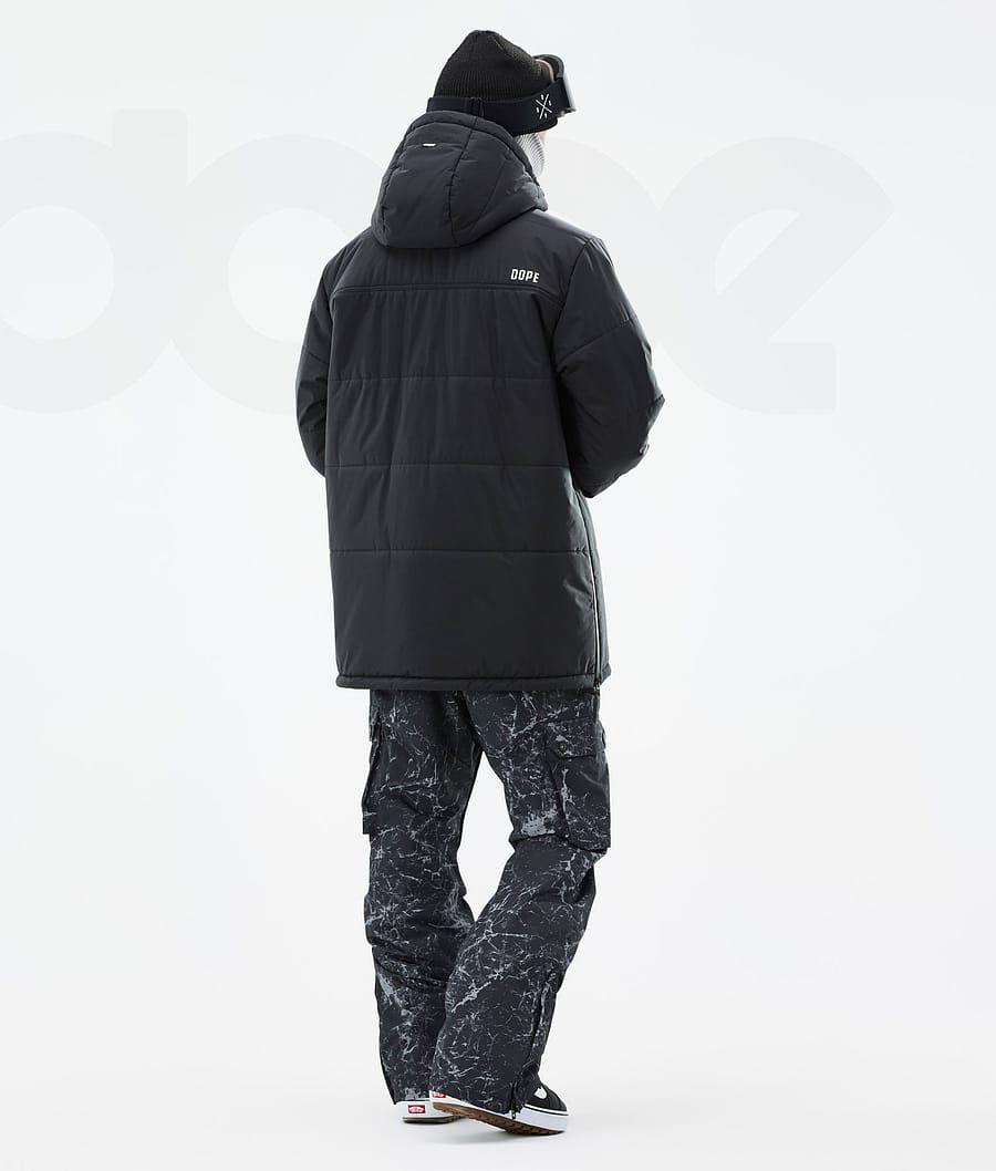 Dope Puffer Snowboardjacken Herren Schwarz | CH2260QZ