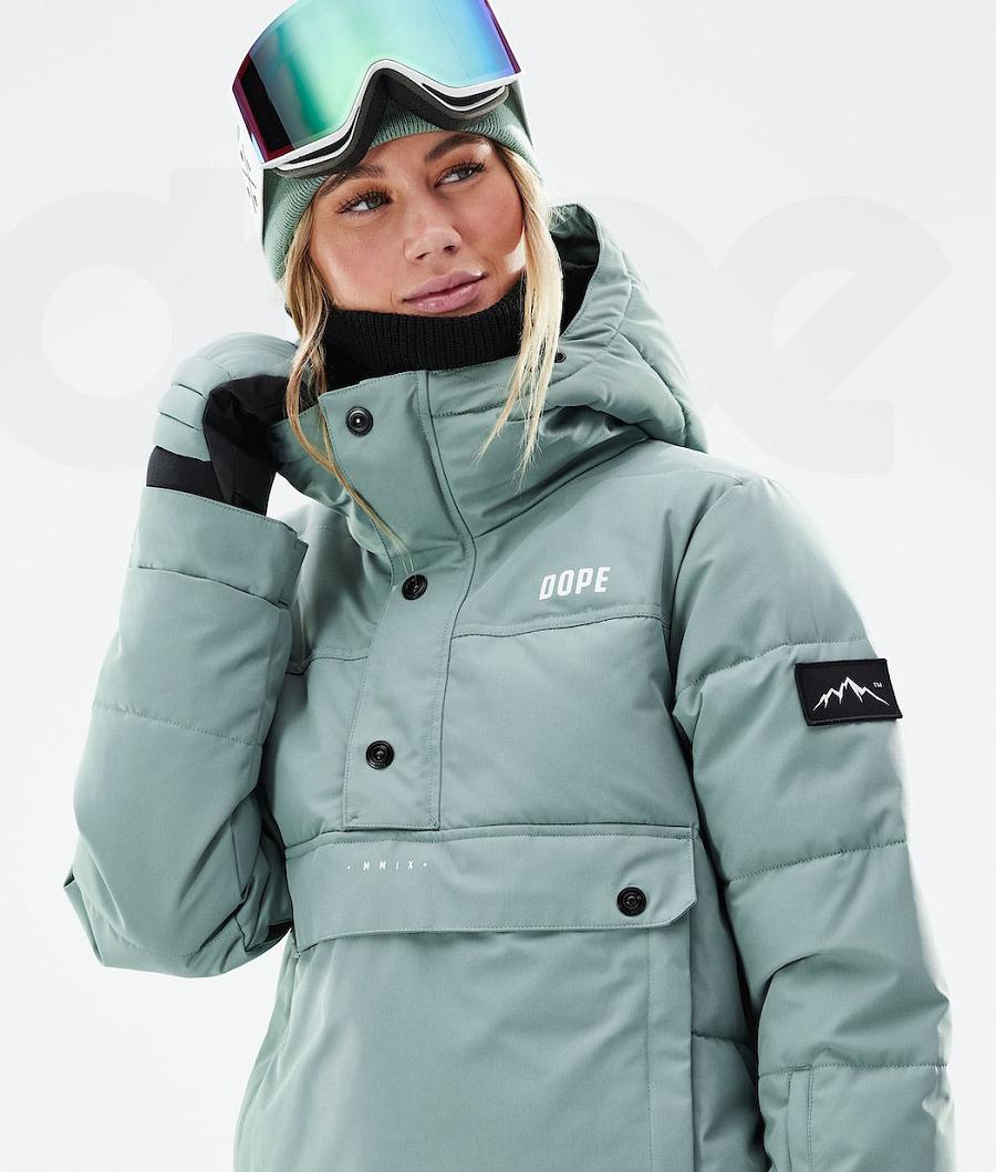 Dope Puffer W 2021 Skijacken Damen Grün | CH1396XF