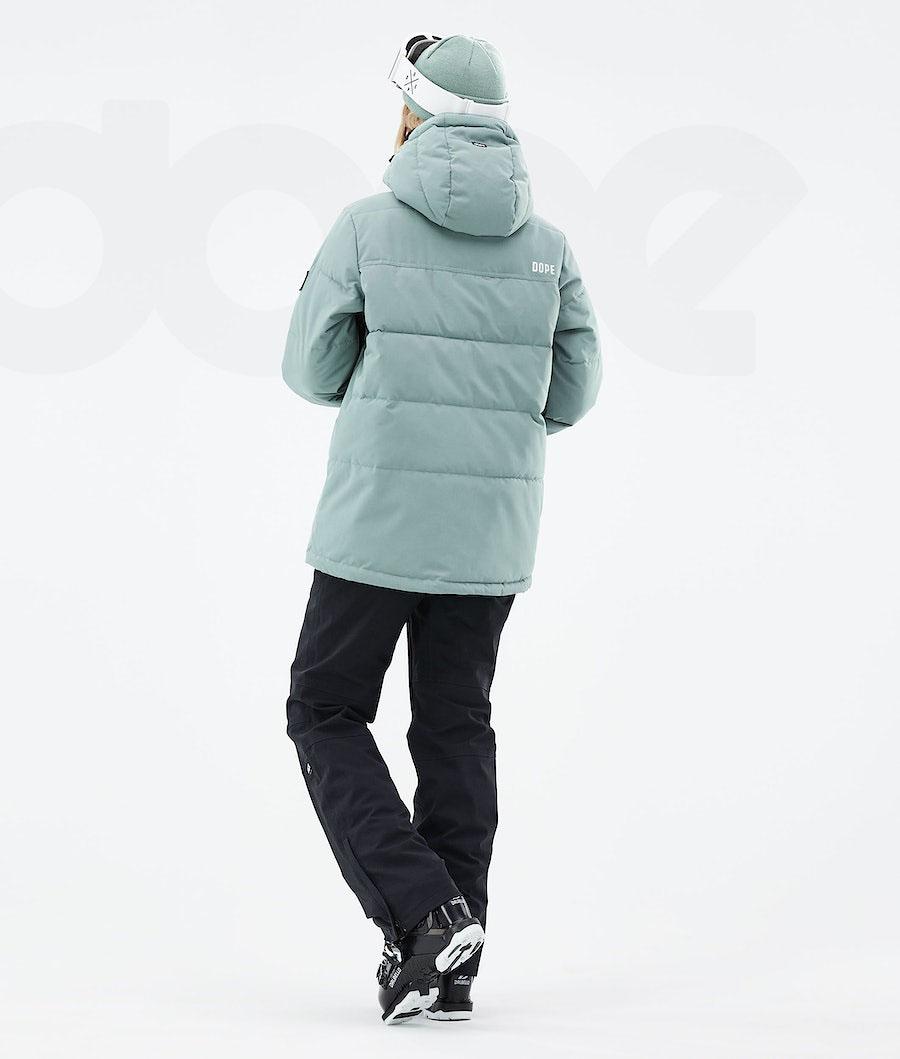 Dope Puffer W 2021 Skijacken Damen Grün | CH1396XF