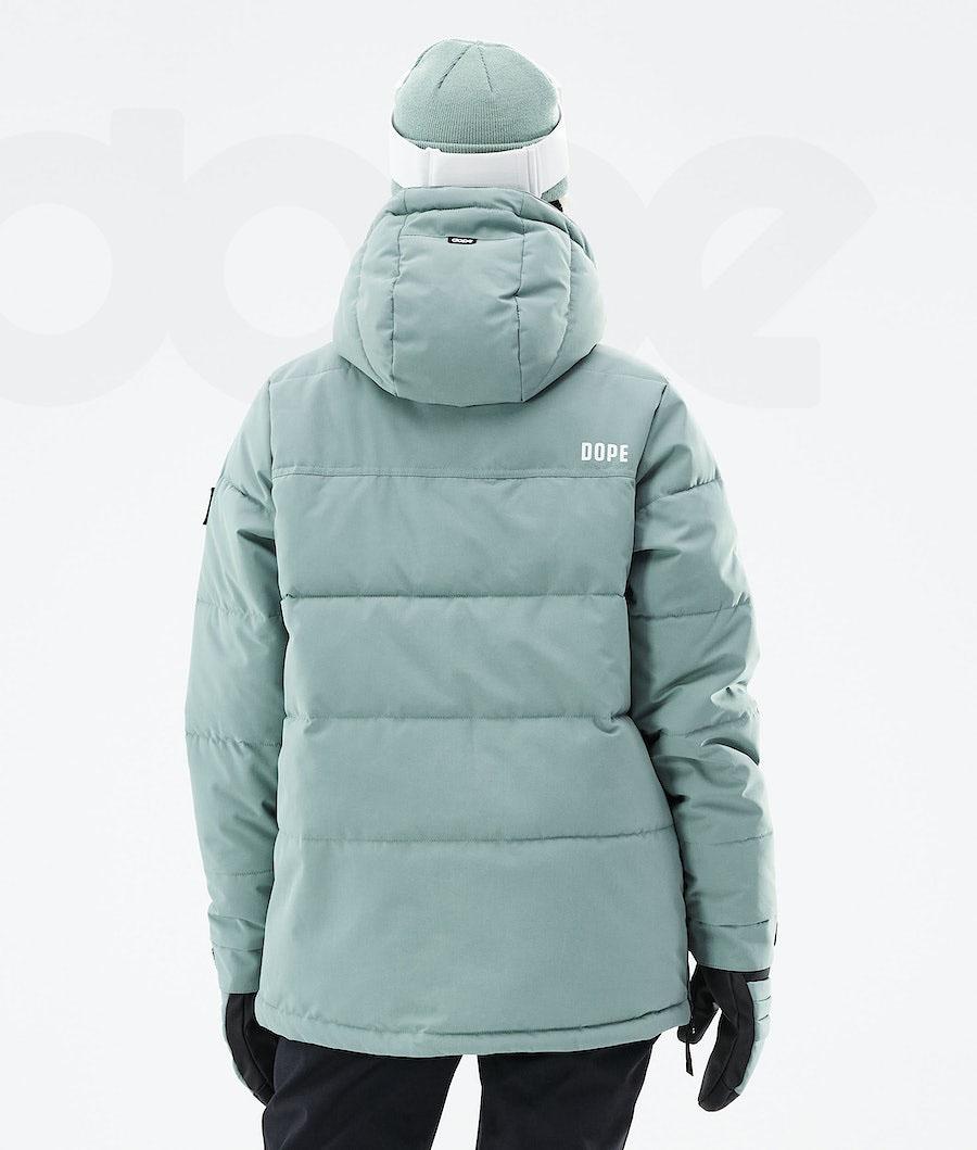 Dope Puffer W 2021 Skijacken Damen Grün | CH1396XF