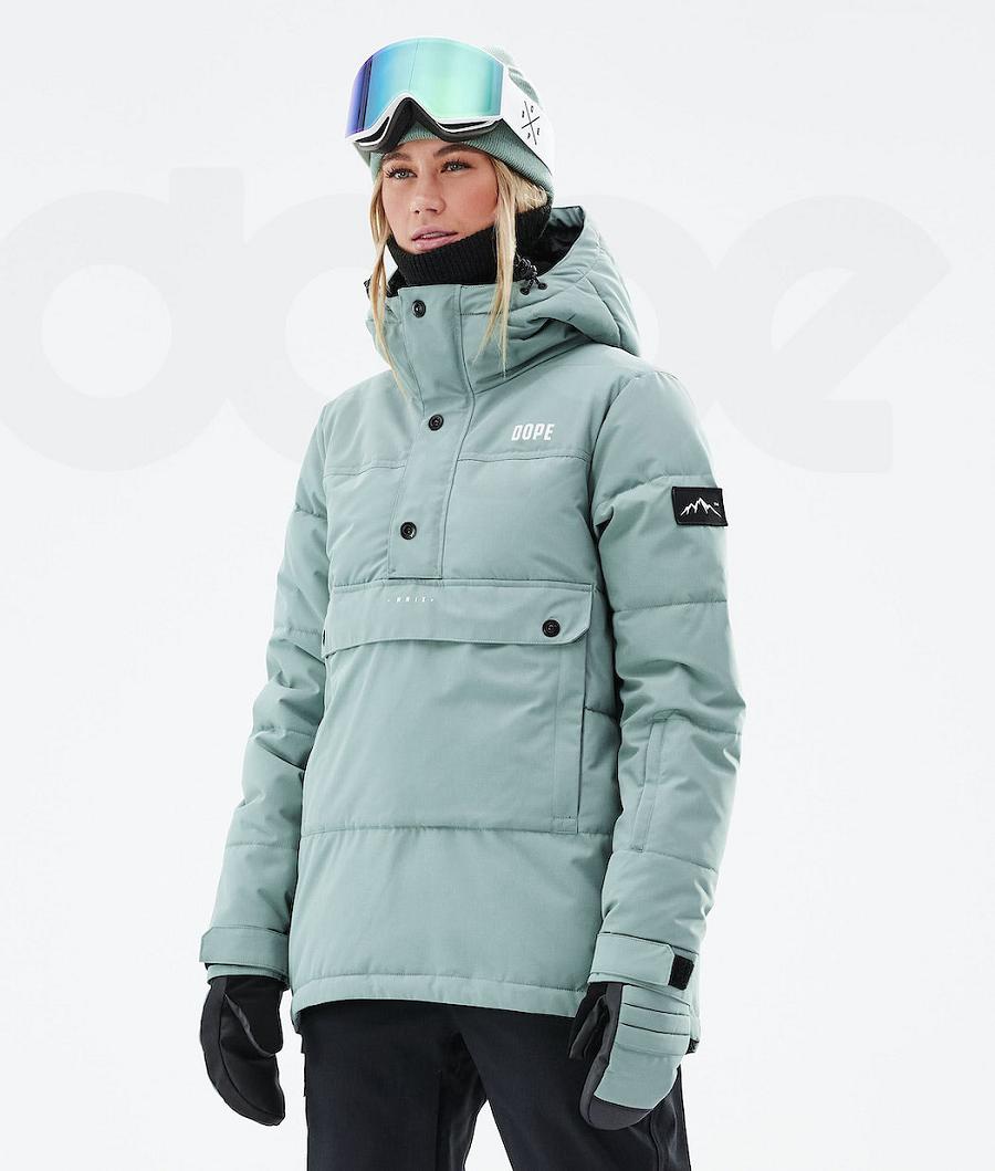 Dope Puffer W 2021 Skijacken Damen Grün | CH1396XF