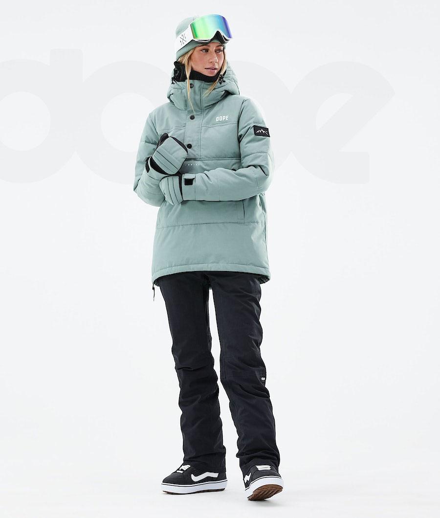 Dope Puffer W 2021 Snowboardjacken Damen Grün | CH1565IS