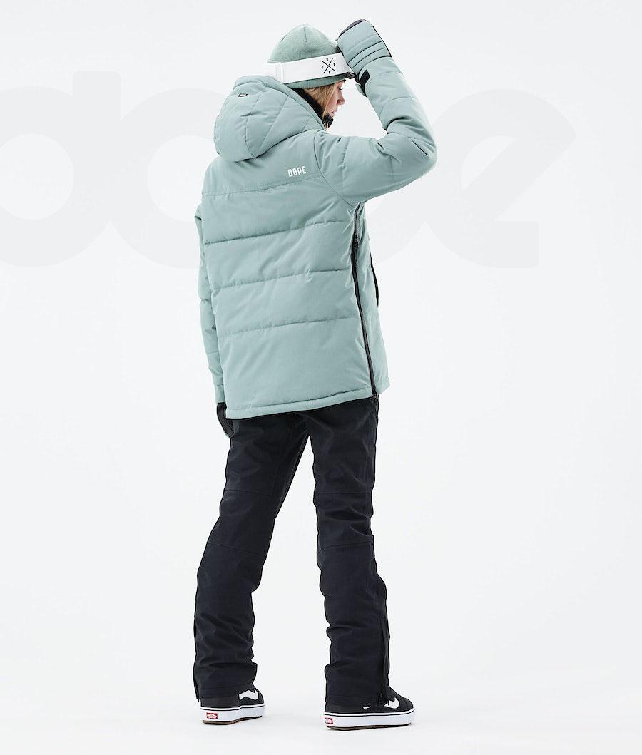 Dope Puffer W 2021 Snowboardjacken Damen Grün | CH1565IS