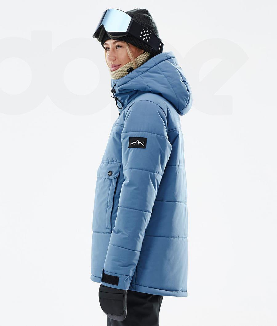 Dope Puffer W Skijacken Damen Blau Grau | CH1399BC