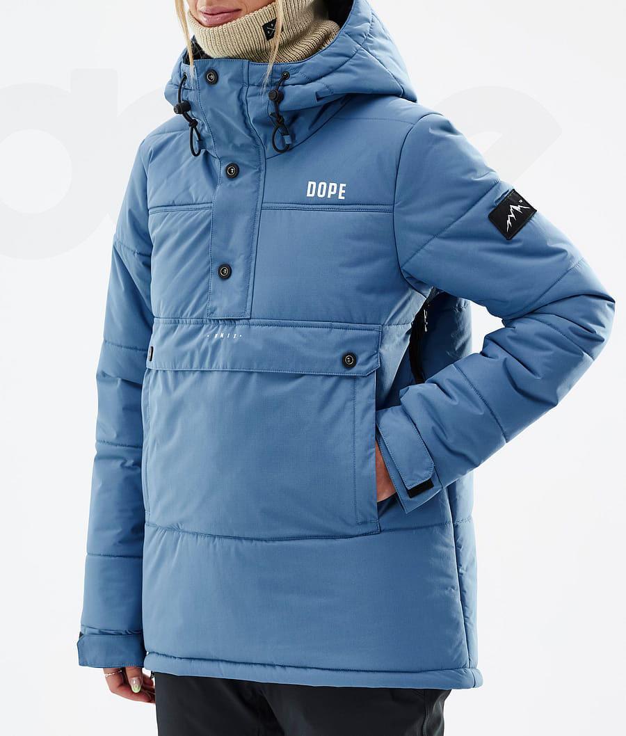 Dope Puffer W Skijacken Damen Blau Grau | CH1399BC