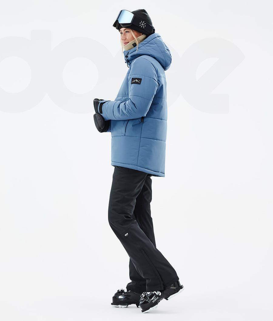 Dope Puffer W Skijacken Damen Blau Grau | CH1399BC