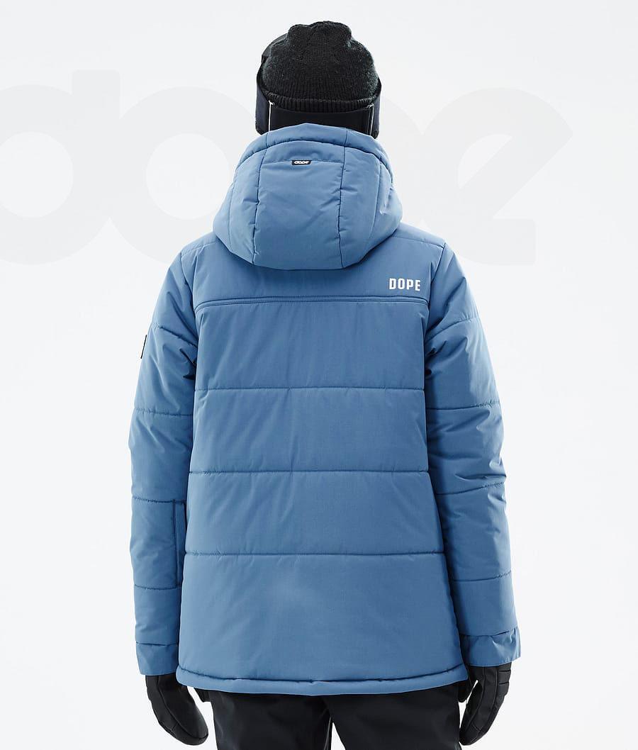 Dope Puffer W Skijacken Damen Blau Grau | CH1399BC