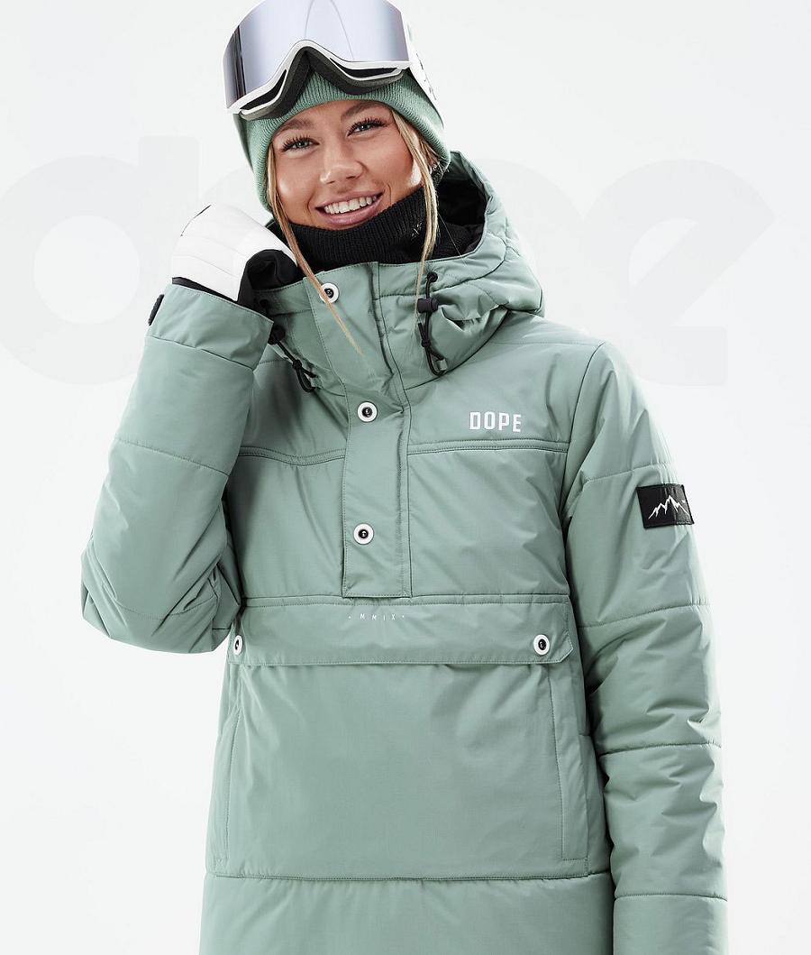 Dope Puffer W Skijacken Damen Grün | CH1397CE