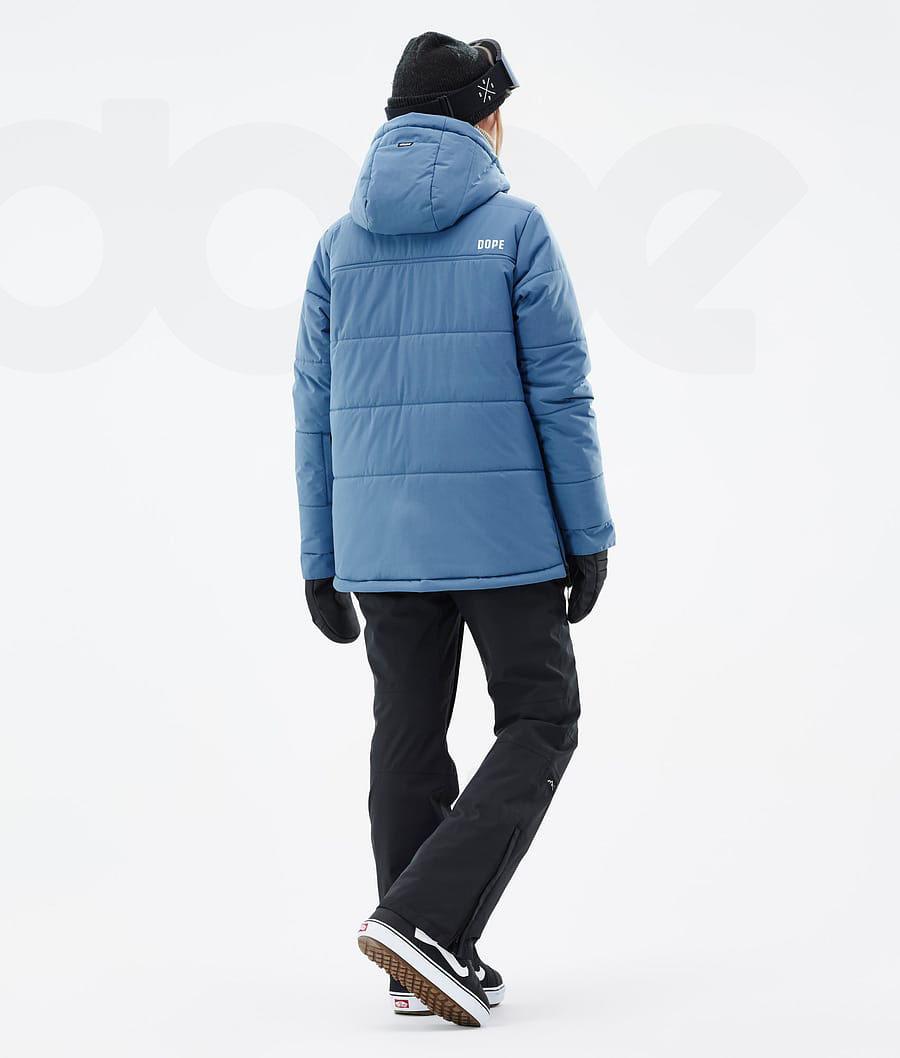 Dope Puffer W Snowboardjacken Damen Blau Grau | CH1568AP