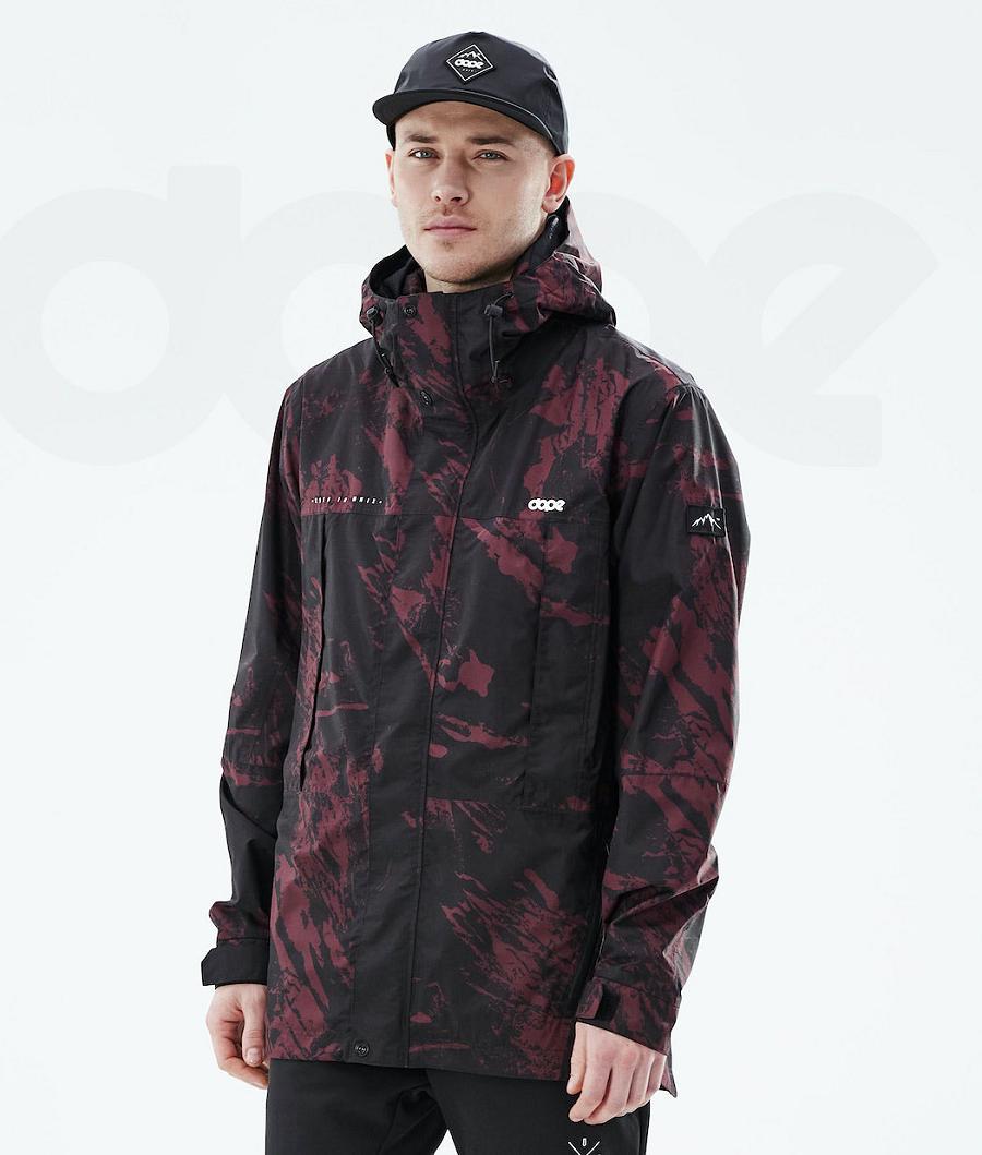 Dope Ranger Light Paint Outdoor-jacken Herren Bordeaux | CH2360KI