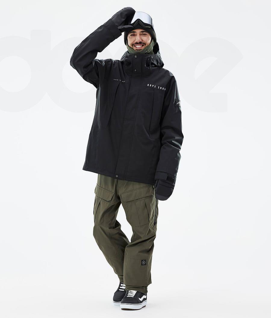 Dope Ranger Snowboardjacken Herren Schwarz | CH2257BC