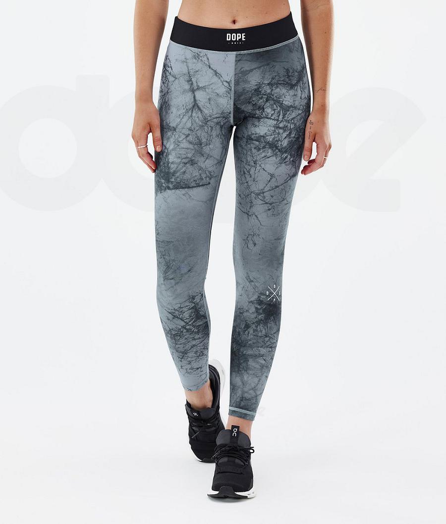 Dope Razor Dirt Leggings Damen Grau Mehrfarbig | CH1250TV