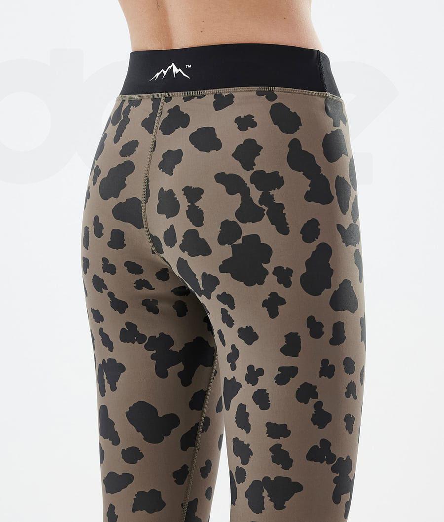 Dope Razor Dots Leggings Damen Braun | CH1249RW