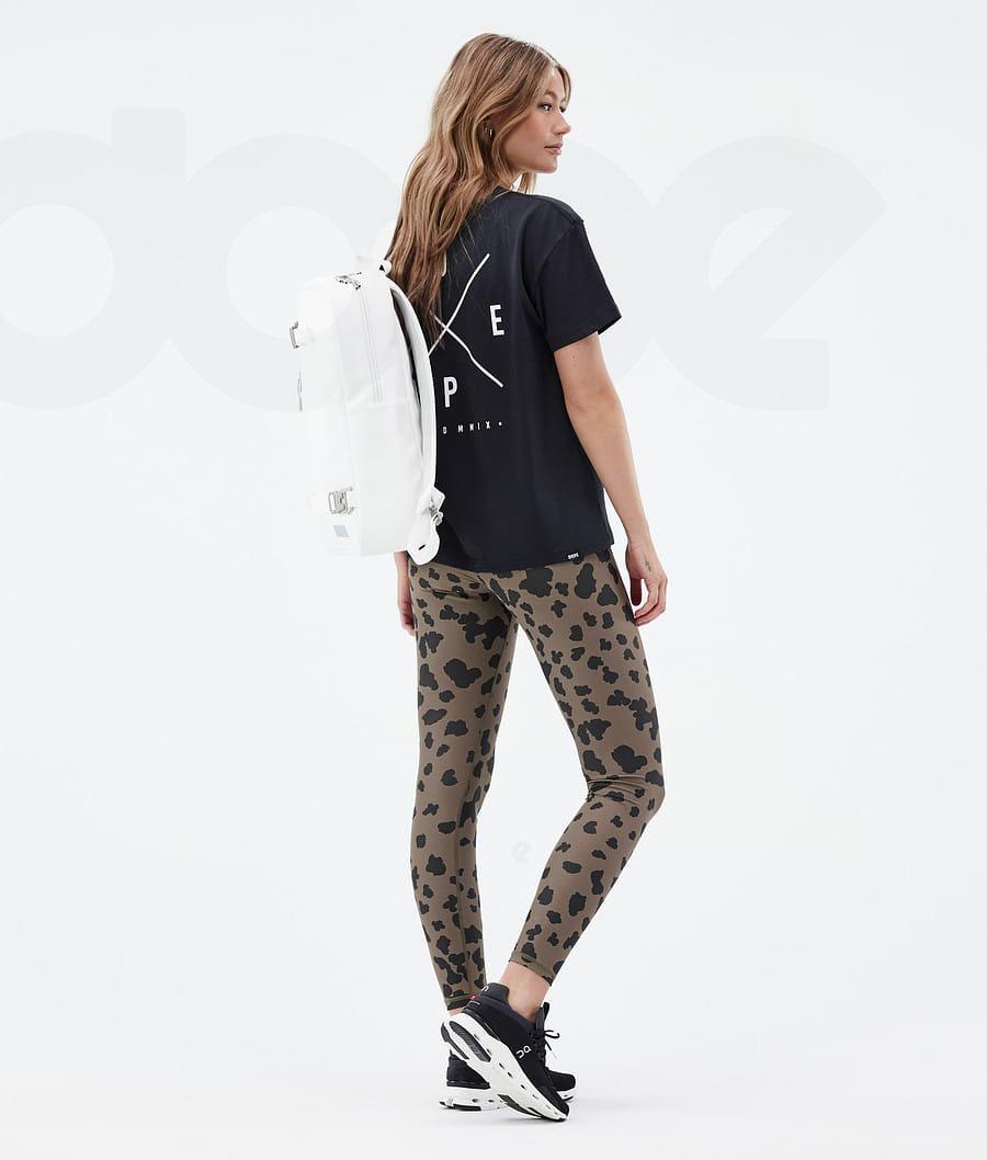 Dope Razor Dots Leggings Damen Braun | CH1249RW