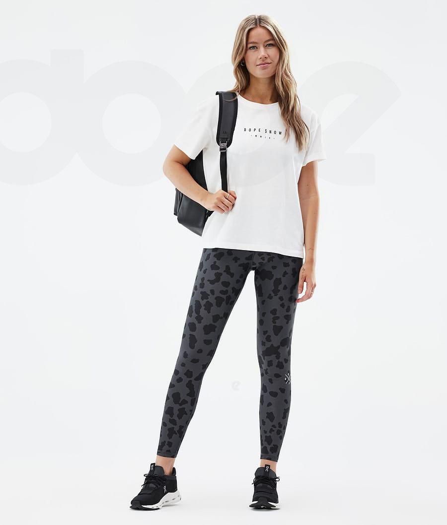 Dope Razor Dots Leggings Damen Schwarz | CH1248EX