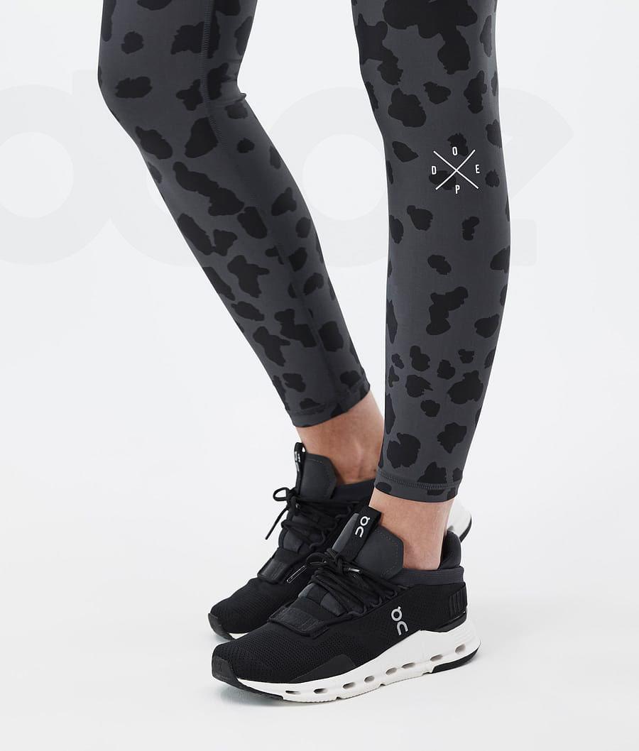 Dope Razor Dots Leggings Damen Schwarz | CH1248EX