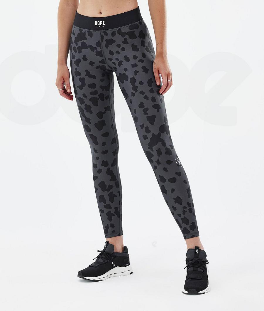 Dope Razor Dots Leggings Damen Schwarz | CH1248EX